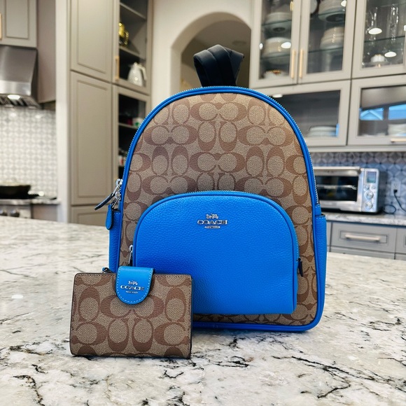 Coach signature court Medium backpack&wallet NWT Authentic - Picture 1 of 16